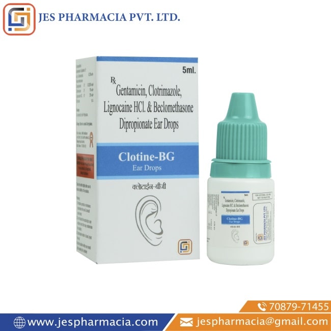 Clotine-BG-Ear-Drops-5ml-Gentamicin-Clotrimazole-Lignocaine-HCL-Beclomethasone-Dipropionate-Ear-Drops-Jes-Pharmacia