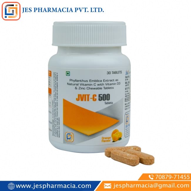 JVIT-C-500-Tablets-Phyllanthus-Emblica-Extract-Vitamin-C-Vitamin-D3-Zinc-Chewable-Tablets-Jes-Pharmacia